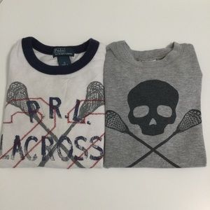 Boys LAX Lacrosse sz 5 t-shirt bundle lot Polo Ralph Lauren Gymboree kids